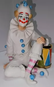 Statua Doulton International 1983 Between Acts Carnevale dei clown Ben nero 2384 - Foto 1 di 6