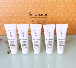 5 xSULWHASOO UV WISE BRIGHTENING MULTI PROTECTOR (Milky Tone Up-No.2)(total 50ml - Picture 1 of 8