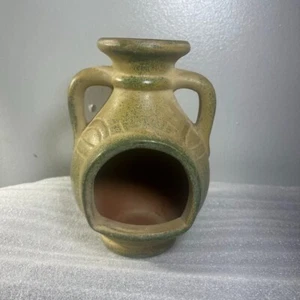 Southwest Handmade Vase Tea light Incense burner Aztec Native American 6”x 4” - Picture 1 of 15