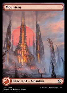 MTG MOUNTAIN 265 FOIL EXC - MONTAGNA - ONE X EN - MAGIC - Picture 1 of 1