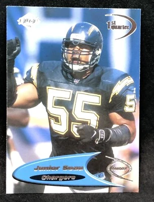 Junior Seau 1998 Collectors Edge Chargers - Image 1 of 2