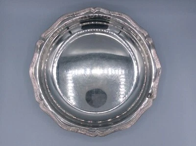 Coupe à fruits en métal argenté Christofle Gallia modèle Chinon XXème - Photo 1/4