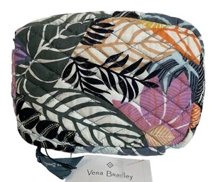 Vera Bradley Travel Pouch Make Up Cosmetic Bag Floral Quilted Zip Around 7x5” - Picture 1 of 8