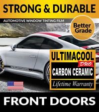 DUO CARBON CERAMIC PRECUT FRONT DOORS WINDOW TINT TINTING FILM FOR RAM & FORD