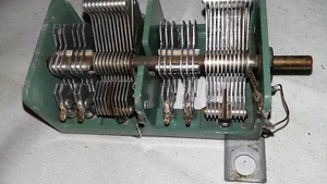 Röhrenradio VEB Stern Radio Diamant Stassfurt Dreh Scheiben 6fach? Kondensator - Bild 1 von 6