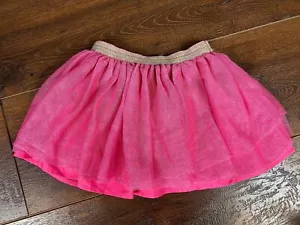 Crazy 8 Niñas Talla 4T Rosa Brillo Tul Falda! - Imagen 1 de 6