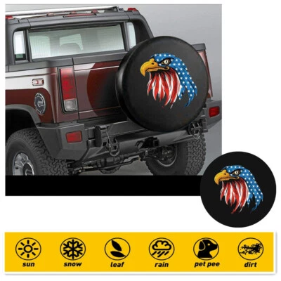 Blue Eagle Cool Spare Tire Cover Heavy Vinyl 29" 30" 31" For Toyota RAV4, Suzuki - Imagem 1 de 4