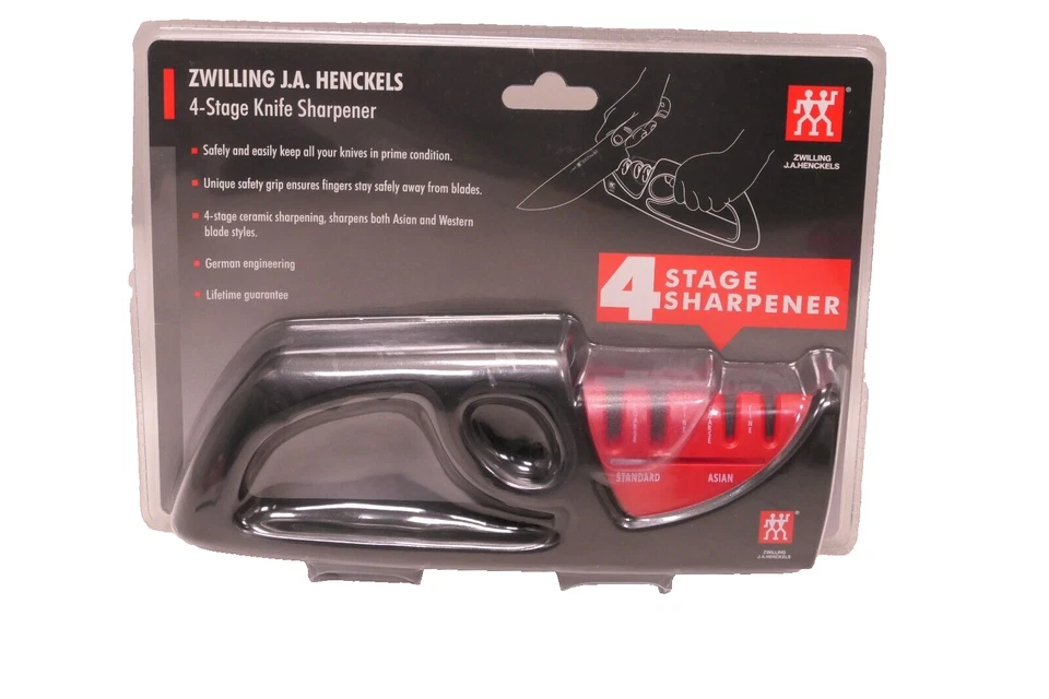 ZWILLING J.A. Henckels 4-Stage Pull Through Knife Sharpener - Image 1 of 3