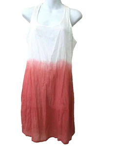 b. Boutique by Evergreen Ombre Sin Mangas Natación Encubrimiento Playa Rosa Blanco Talla S - Imagen 1 de 6