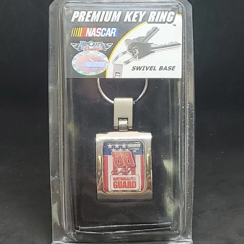 Dale Earnhardt Jr. National Guard # 88 NASCAR PREMIUM KEY RING - BRAND NEW Cover