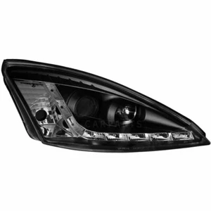 2 faros L ED óptica de luz de marcha diurna black / negro para Ford Focus Turnier - Imagen 1 de 2
