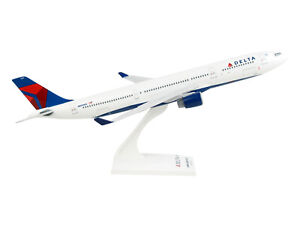Airbus A330-300 Commercial Aircraft Delta Air Lines N809NW White w Red & Blue Ta