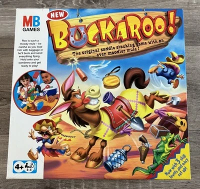 Buckaroo The Saddle Stacking Game MB Games 2003 Complete & Good Condition - Image 1 of 2