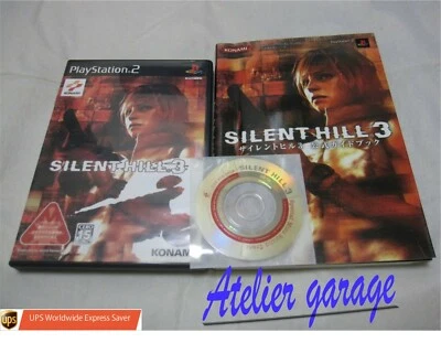 w/Limited CD USED PS2 Silent Hill 3 + Official Guide Books 3 Set Japanese - Image 1 of 4
