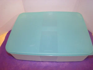 VINTAGE TUPPERWARE Freezer Mate 14 Cup Rectangular Container 2097A-1 2095A-2 - Picture 1 of 3