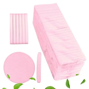240 cuentas de esponjas faciales de PVA - comprimidas, expandibles, rosas - suaves, absorbentes, - Imagen 1 de 2