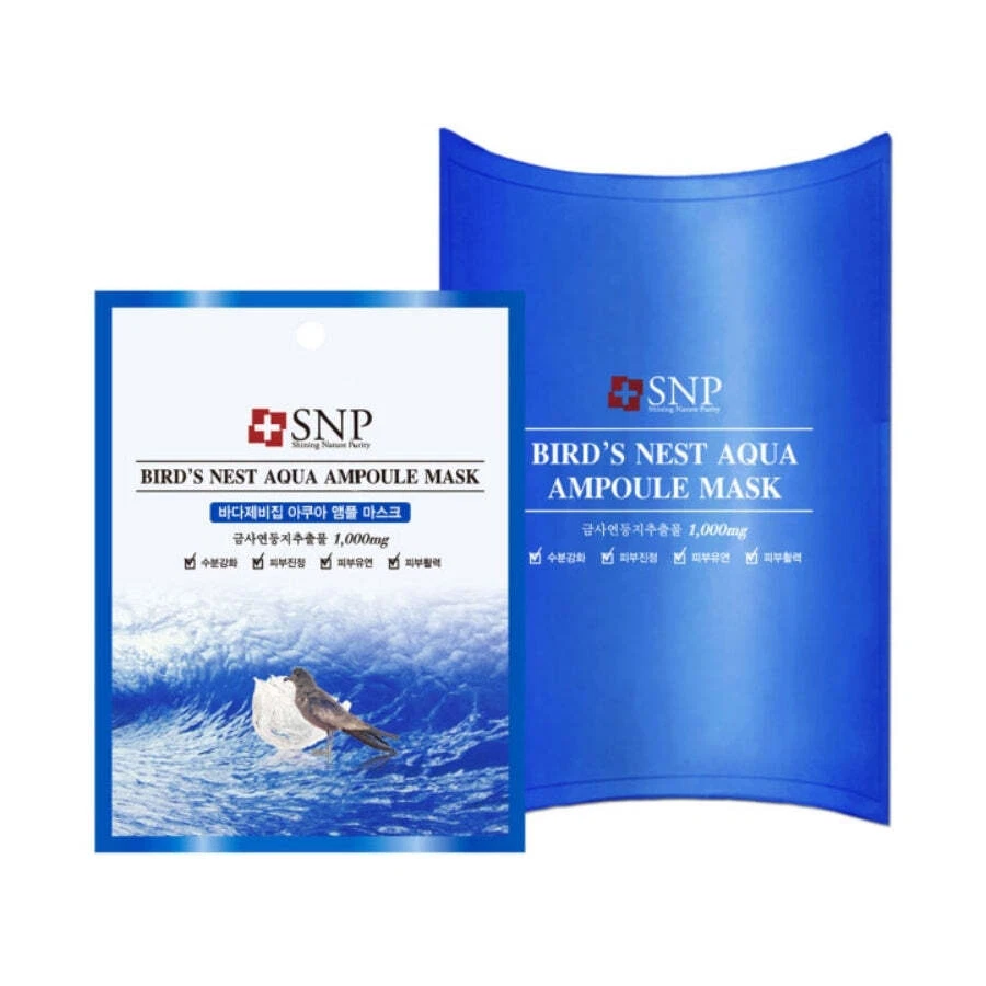 SNP Bird's Nest Aqua Ampoule Mask Pack 25ml*10ea - FREE SHIPPING - Image 1 of 1