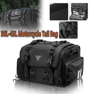 Bolsa trasera para moto 30L-45L Bolsas de equipaje de viaje Impermeable Bolsa de maletero trasera - Imagen 1 de 12