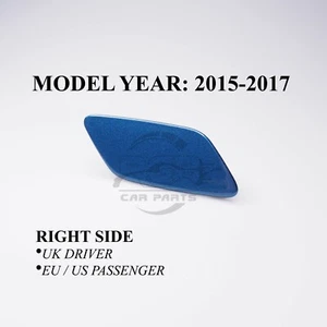 Tapa cubierta de lavadora de faros del lado derecho para VW Jetta A6 2015-2017 seda azul LD5L - Imagen 1 de 9