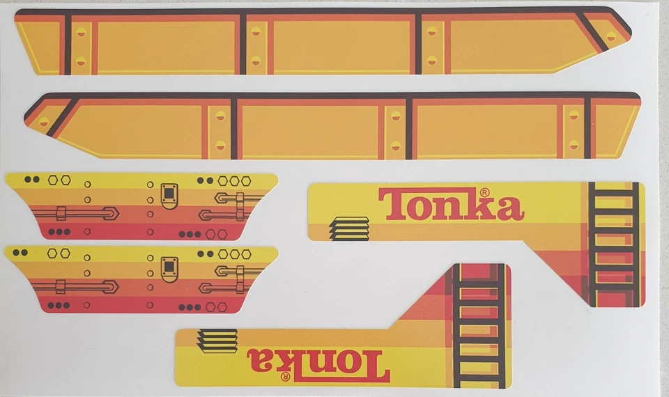 Tonka Heavy Dump Truck Decals - image 1 of 1