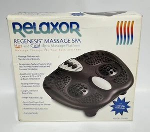 Relaxor Regenesis Reflexology Foot & Back Massage Platform Hot & Cold FM410 - Picture 1 of 22