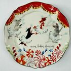 New Anthropologie Inslee Fariss 12 Days Of Christmas Plate #9 Ladies Dancing One