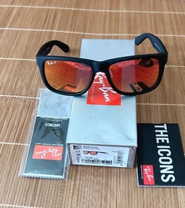 Gafas de sol rojas Ray-Ban RB4165 Justin Classic para hombre TRY-2749 - Imagen 1 de 13