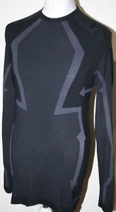 Marithe Francois Girbaud Womens Bodycon T-Shirt Dress - L - Black - Rare Top - Picture 1 of 8