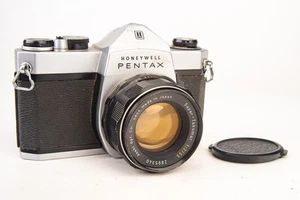 Pentax Spotmatic SP 1000 35mm SLR Film Camera w Super Takumar 55mm f/2 Lens V27 - Picture 1 of 9