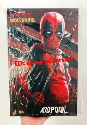 In Stock New Hot Toys MMS763 Deadpool & Wolverine Kidpool 1/6 Action Figure - Image 1 of 4