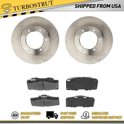 Rotores de freno delanteros OE pastillas de freno para Toyota Hilux 2004-2009 2,7 L Foto 1 de 4