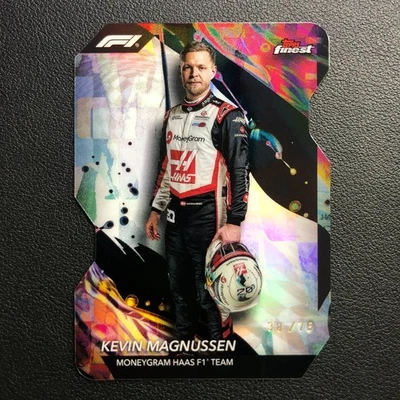 2024 Topps Finest Formula 1 F1 Kevin Magnussen Die-Cut Refractor /75 shena19 - Image 1 of 4