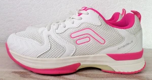 Fit Ville Amadeus Wide Toe Trainers Ladies (Size 6 UK) White & Pink - Picture 1 of 7
