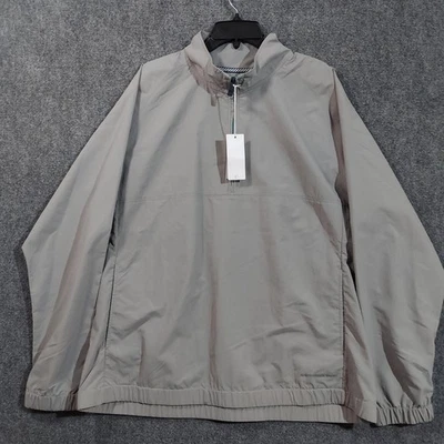 Jaqueta Pulôver Masculina Southern Tide 2XL Cinza Shoreline Quarto Zíper Quebra-Vento - Imagem 1 de 4