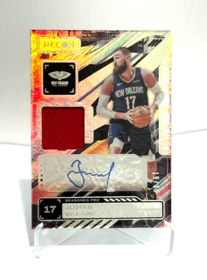 GAME-WORN Patch Auto! Jonas Valanciunas 2023-24 Panini Recon Patch Auto 19/75 - Image 1 of 2