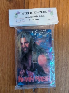 NEW WCW nWo Kevin Nash Light Switch Cover Plate Wrestling WWE WWF ECW NXT AEW 2 - Foto 1 di 1