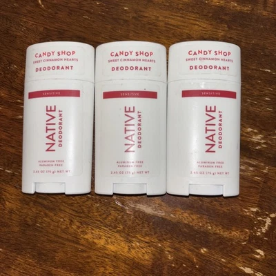 Desodorante nativo Candy Shop 3 unidades/sin parabenos y aluminio - 2,65 oz ea. Foto 1 de 2