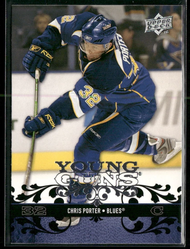2008-09 Upper Deck Chris Porter Young Guns RC #216 St. Louis Blues - Image 1 of 2