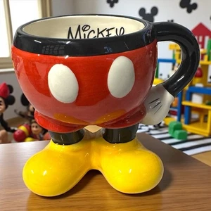 Disney Parks Ceramic Mickey Mouse Body Parts Pants Coffee Mug Original 12 oz - Picture 1 of 9