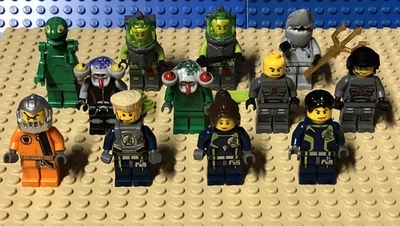 LEGO Minifigures Lot. AGENTS, ATLANTIS, SPACE POLICE - Image 1 of 4