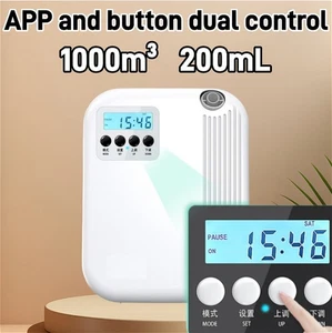 1000m³ 200mL Bluetooth Essential Oil Diffuser Scent Aroma Machine Hotel Office - Picture 1 of 14