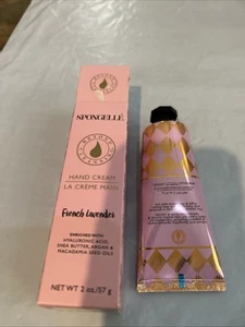 Spongelle Hand Cream French Lavender New In Box hyaluronic acid Shea butter NEW - Picture 1 of 4