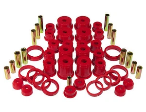 Prothane Complete Suspension Bushing Inserts Kit FOR 1984-2001 Jeep Cherokee RED - Picture 1 of 2