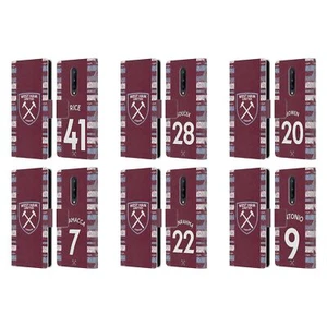 WEST HAM UNITED FC 2022/23 PLAYERS HOME KIT LEATHER BOOK CASE FOR ONEPLUS PHONES - Picture 1 of 12