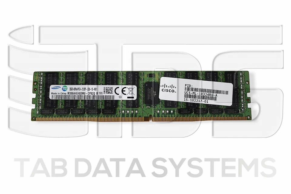Cisco 15-102217-01 32GB DDR4 PC4-2133P Server Memory UCS-ML-1X324RU-A - Image 1 of 1