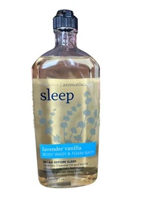 BATH & BODY WORKS AROMATHERAPY ~ SLEEP LAVENDER VANILLA 10 FL. OZ. New NOS - Picture 1 of 2
