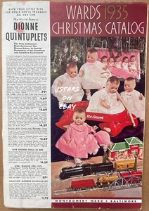 1935 MONTGOMERY WARD CHRISTMAS CATALOG BOOK TOYS CLOTHING HOME DECOR VINTAGE - Picture 1 of 7