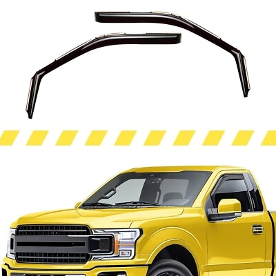Parasoles de lluvia protectores de viento para Ford F-150 2015-2020 cabina regular Foto 1 de 4