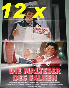Konvolut 12 x Filmposter DIE MALTESER DES FALKEN (1988) Colin Dale Susannah York - Bild 1 von 2