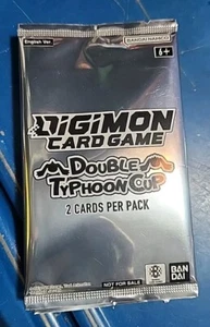 Digimon Card Game Double Typhoon Cup English Pack New - Picture 1 of 1